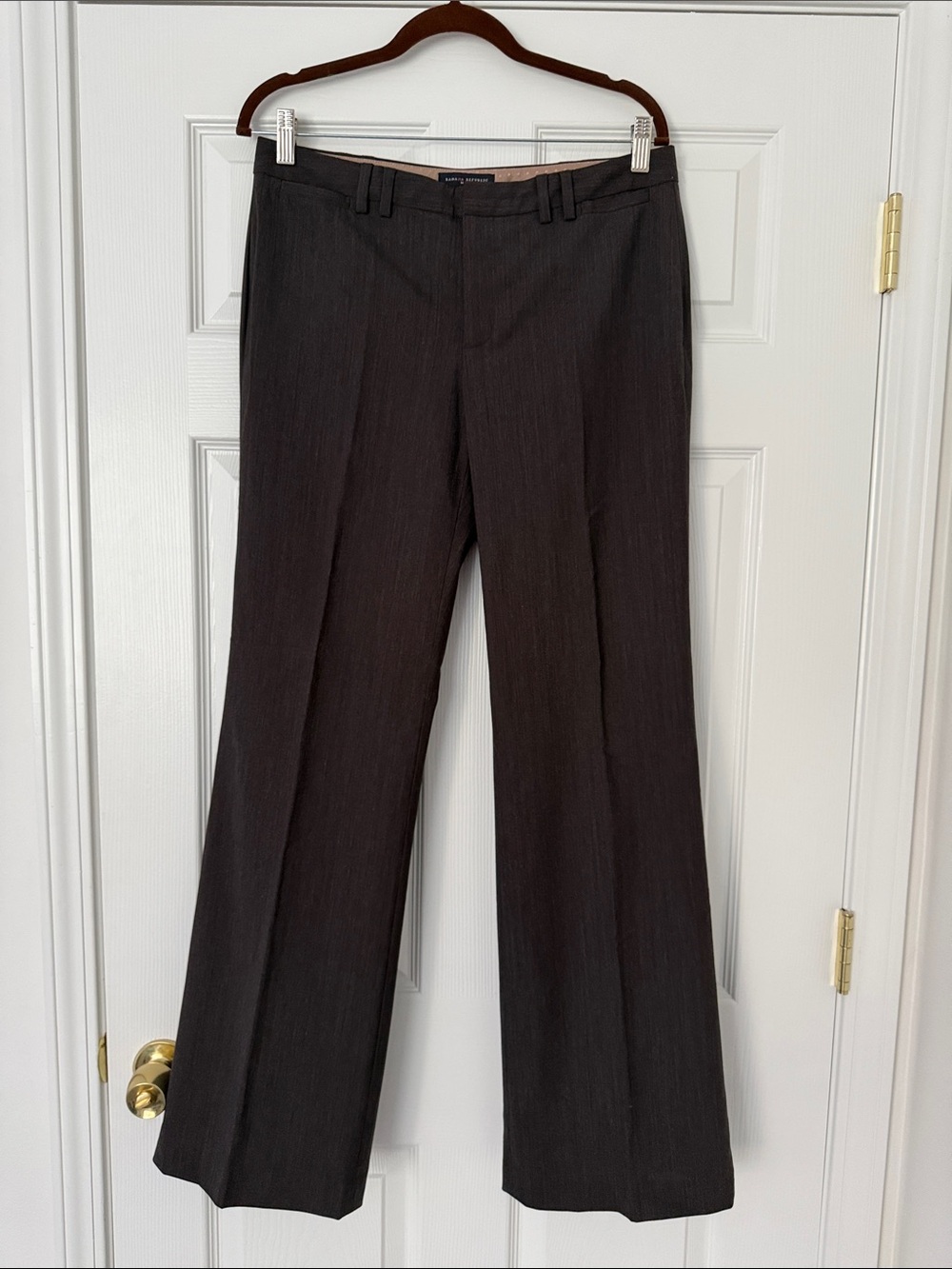 Banana Republic Brown women’s Two-Piece Suit Jacket & Pants Sz 8 Wool blended - Picture 4 of 12